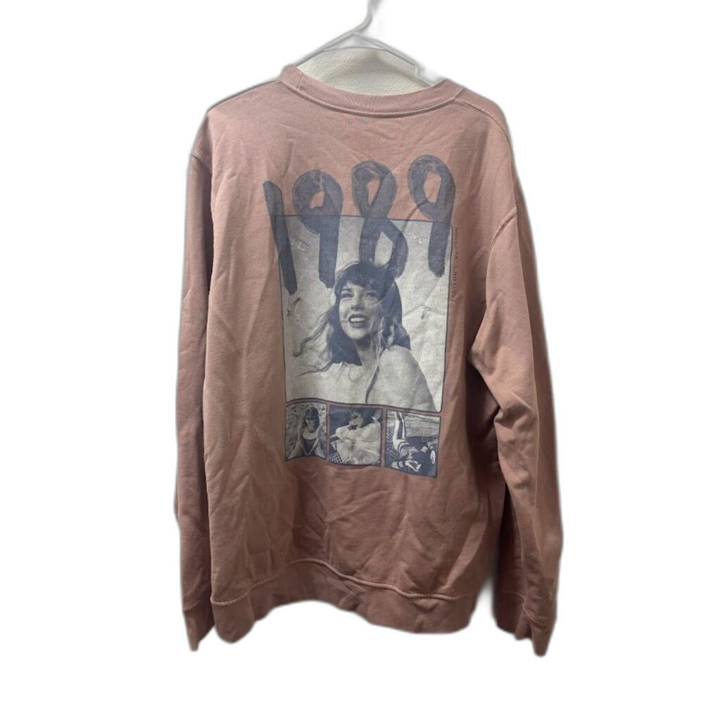 Taylor Swift 1989 Pink Sweatshirt Crewneck size 2XL XXL Taylor's version merch - Picture 1 of 5
